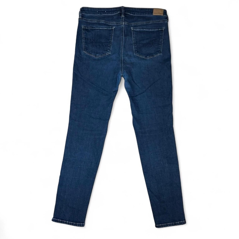 American Eagle Next Level Stretch Women's Dark Blue Skinny Jeans - Picture 2 of 4